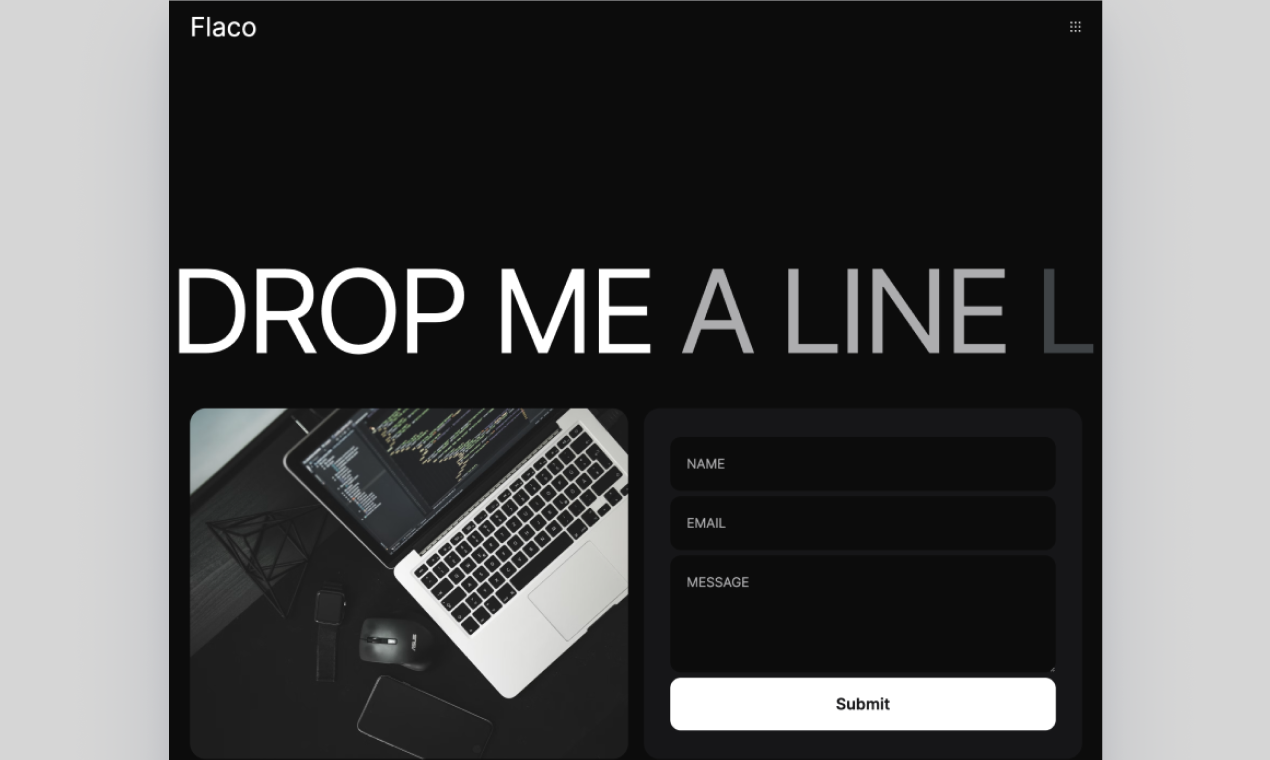 Mager - Een portfoliosjabloon gemaakt met Astro, Tailwind CSS en MDX media 2