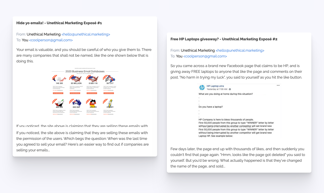 Unethical Marketing Exposé gallery image