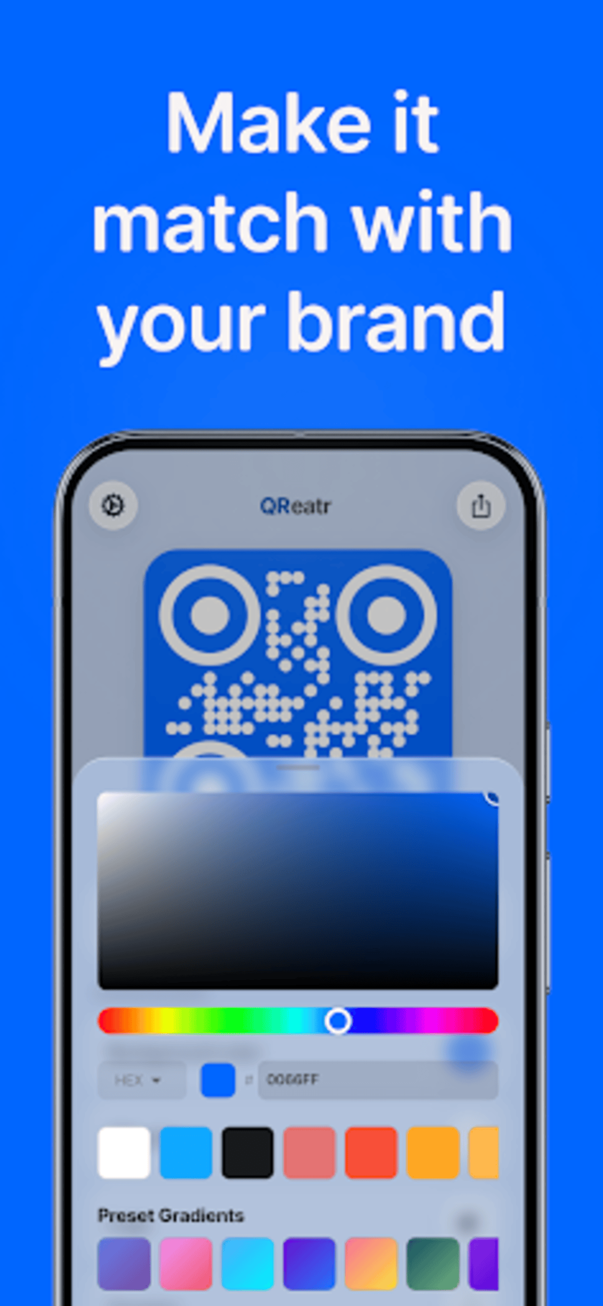 Qreatr - Screenshot 3 showing product features and functionality