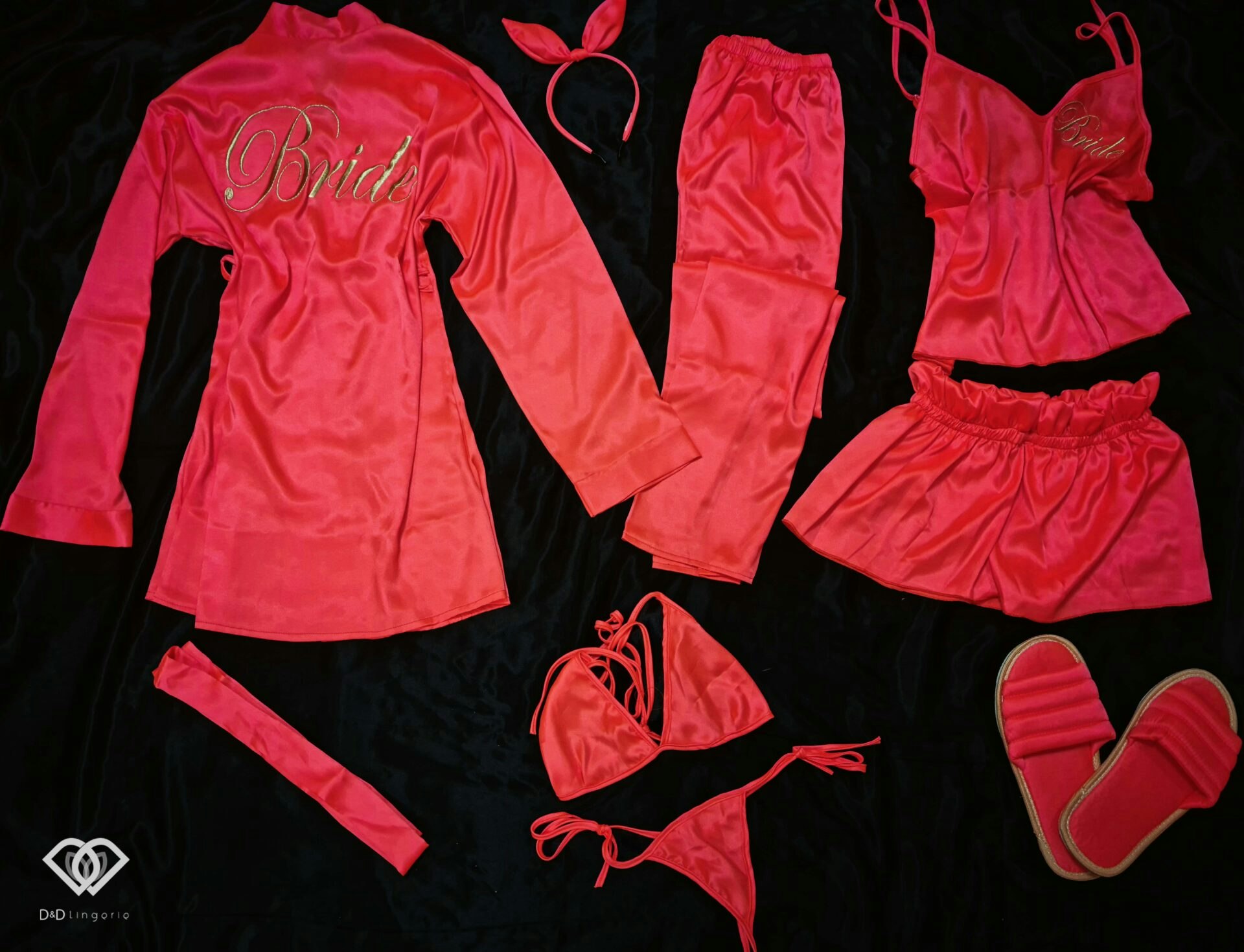 Bridal Satin Pajama Set