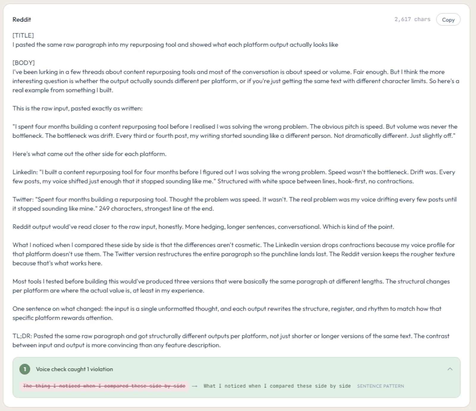 Split Post screenshot 8