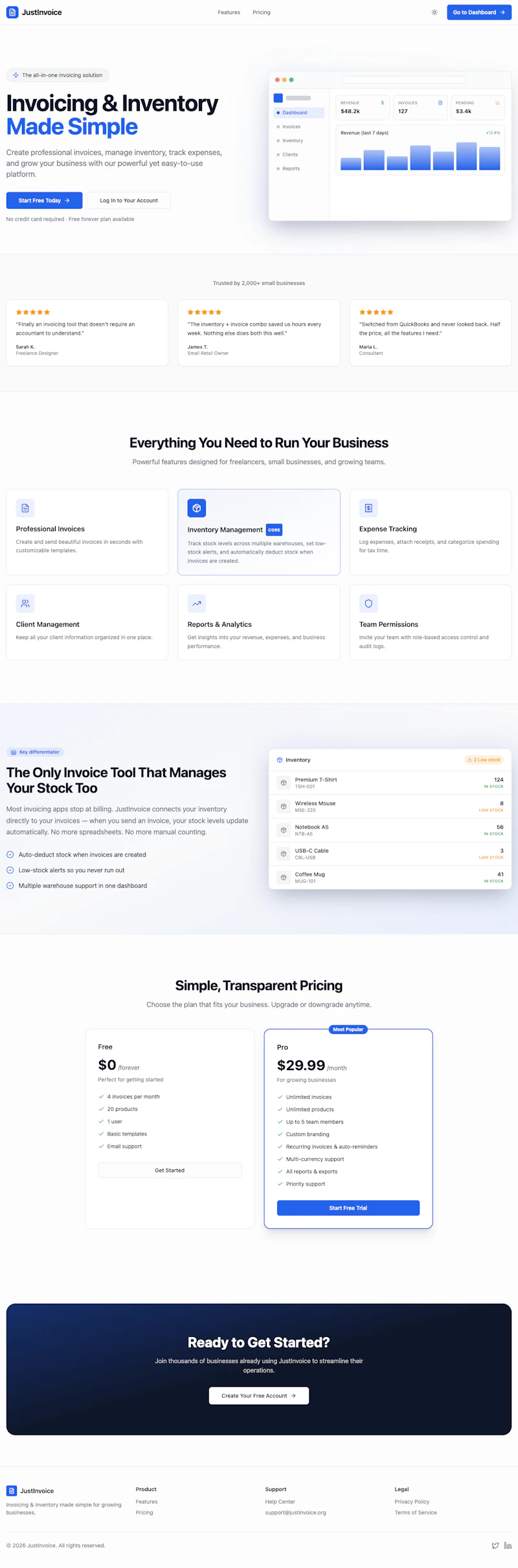 JustInvoice screenshot 4