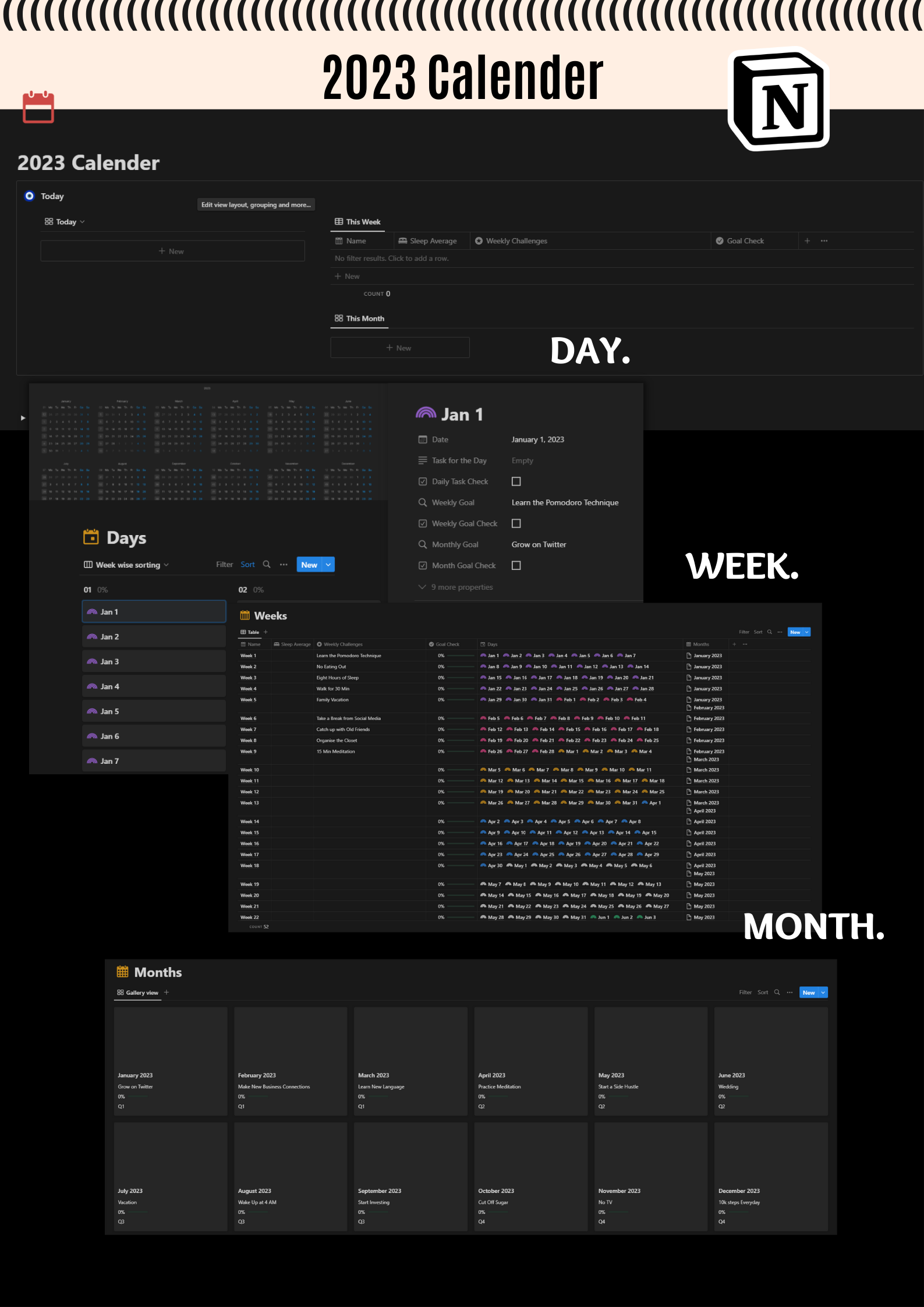 Notion 2023 Calender