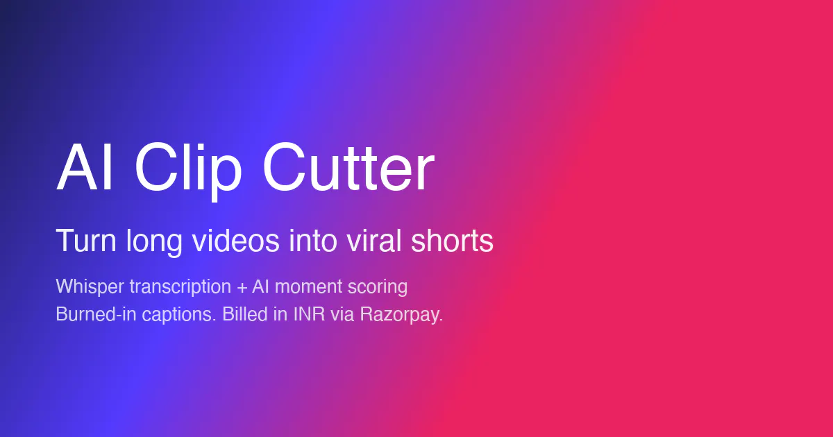 Ai Clip Cutter gallery image