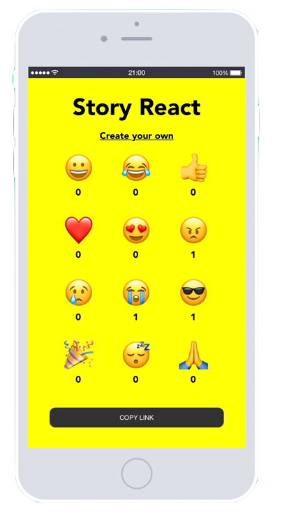 Story React gallery image