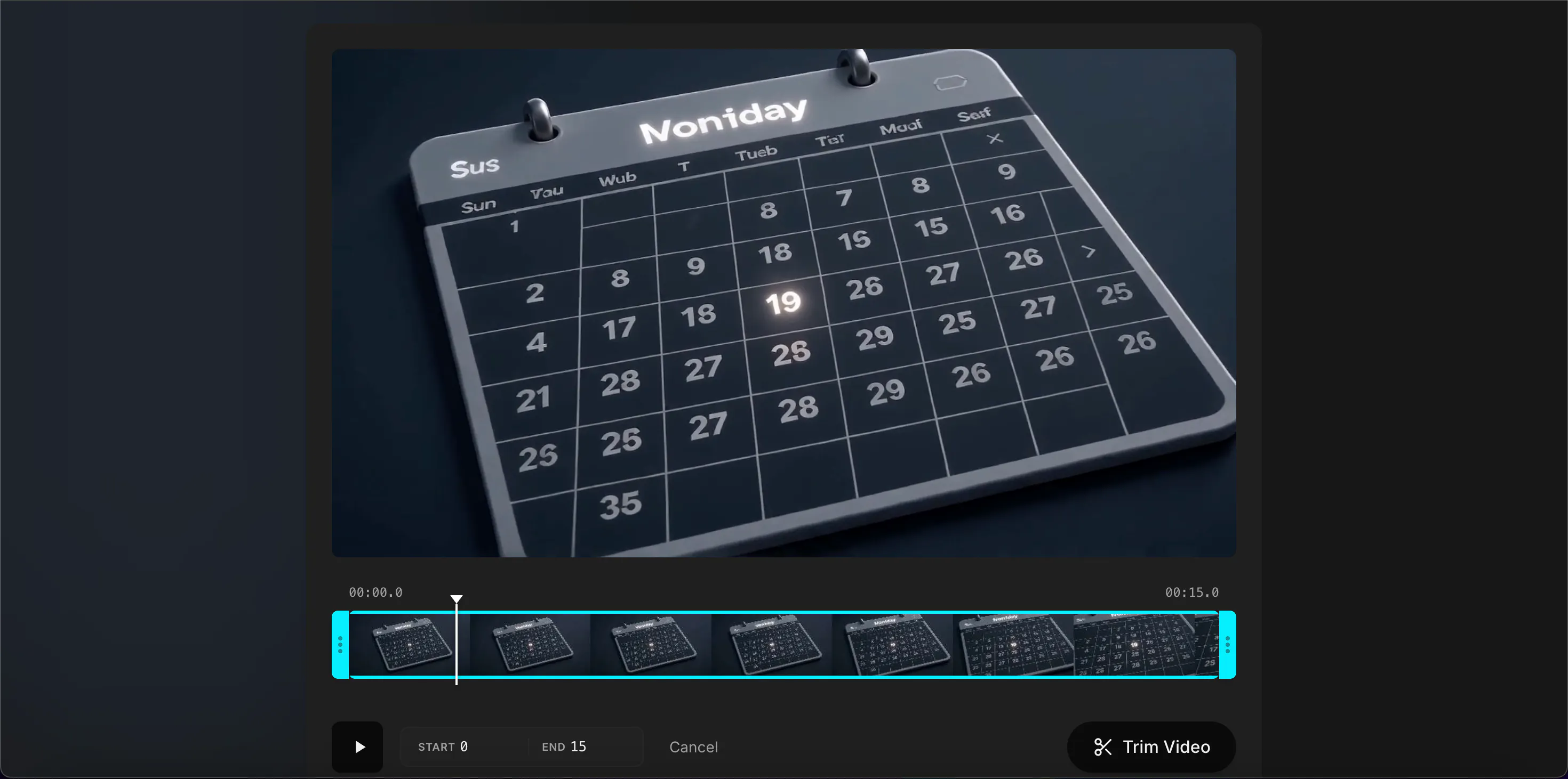 Video Trim screenshot