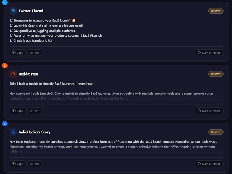 LaunchKit Ship &Promote Your SaaS Faster screenshot 3