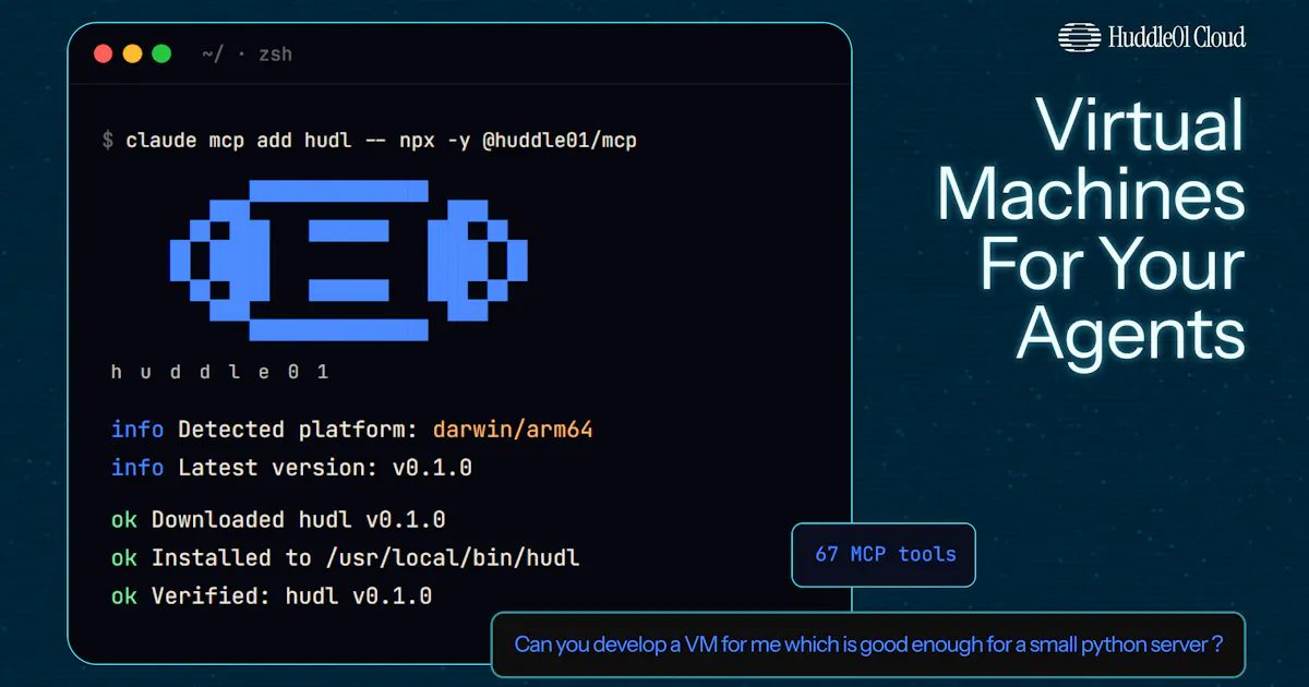 Huddle01 VMs