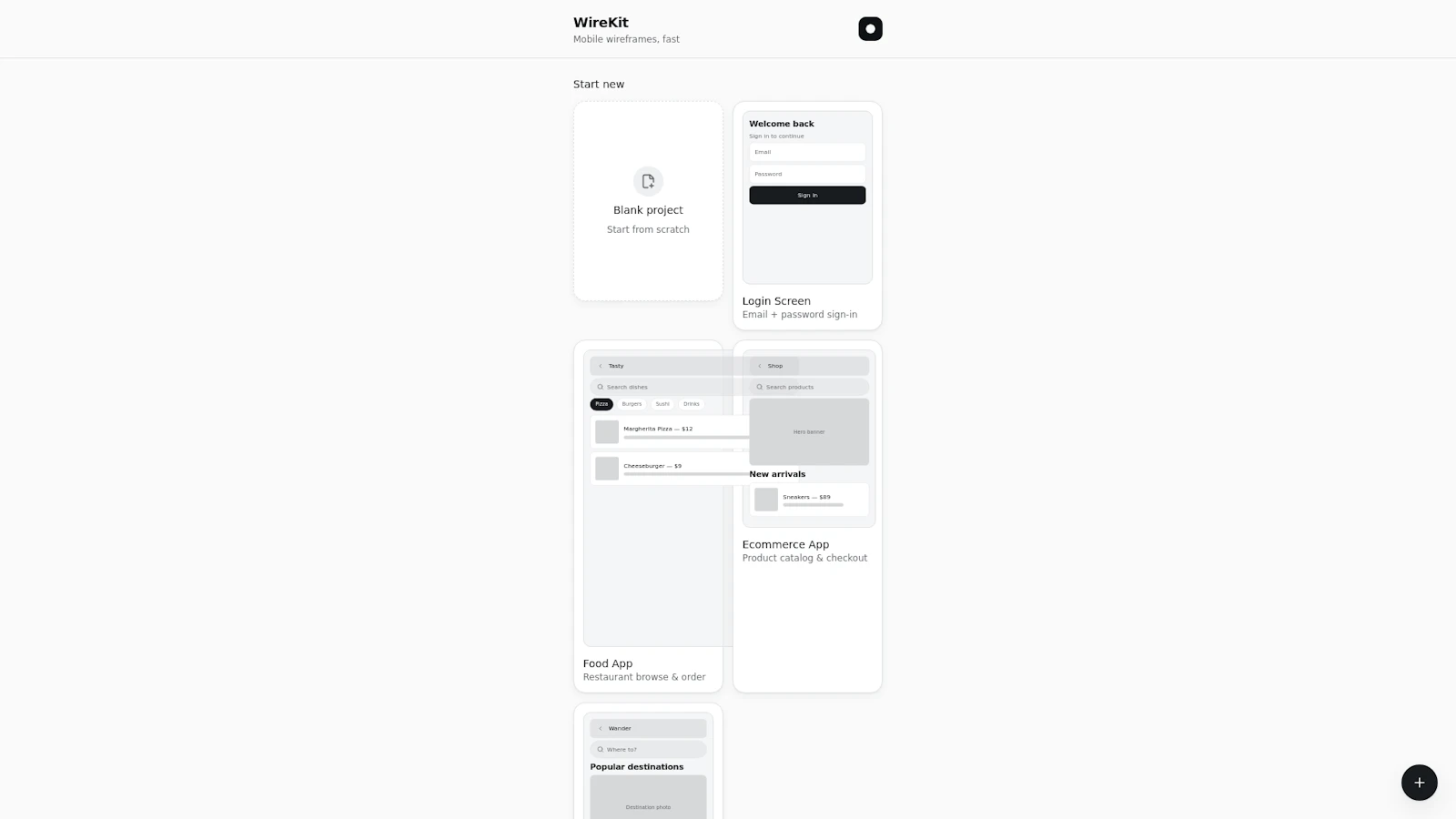 WireKit — Fast mobile wireframes screenshot 3