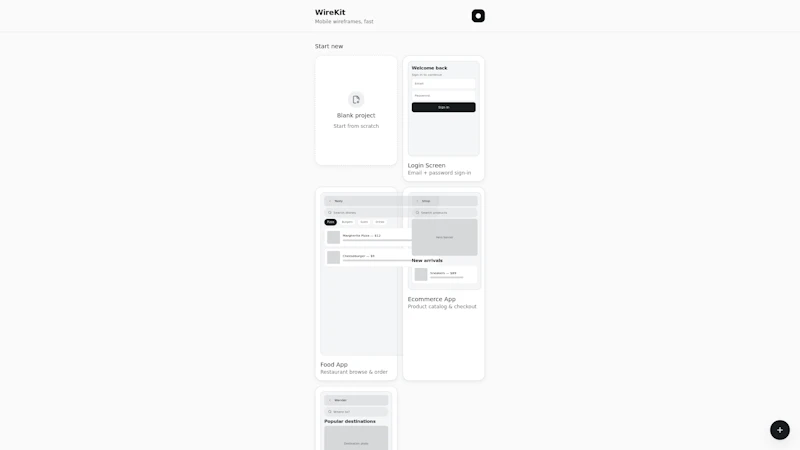 WireKit — Fast mobile wireframes screenshot 3