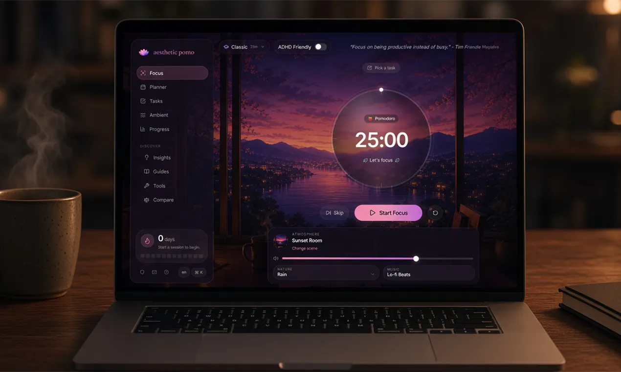 Aesthetic Pomodoro gallery image
