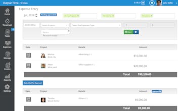 Output Time - Self hosted Project Management App gallery image