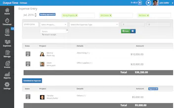 Output Time - Self hosted Project Management App gallery image