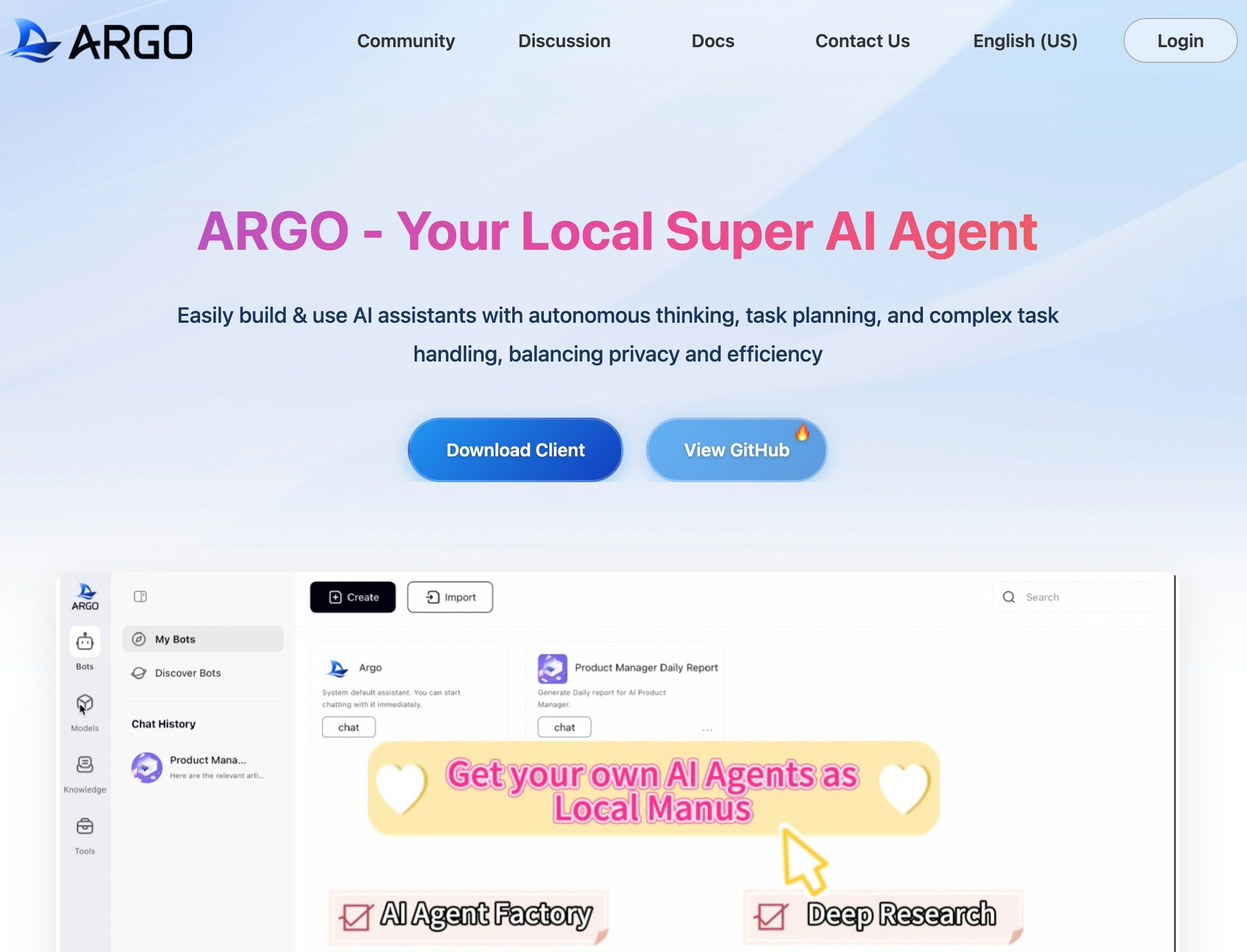 ARGO - Your Local Super AI Agent gallery image