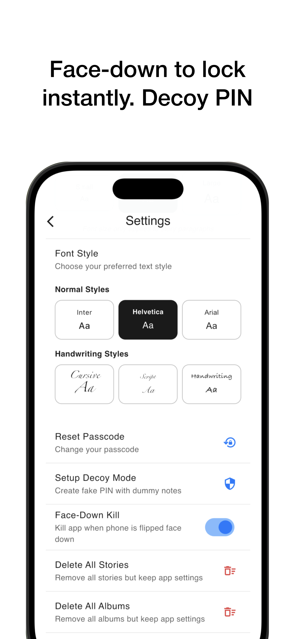 Locka: Photo Vault and Diary - Screenshot 5 showing product features and functionality