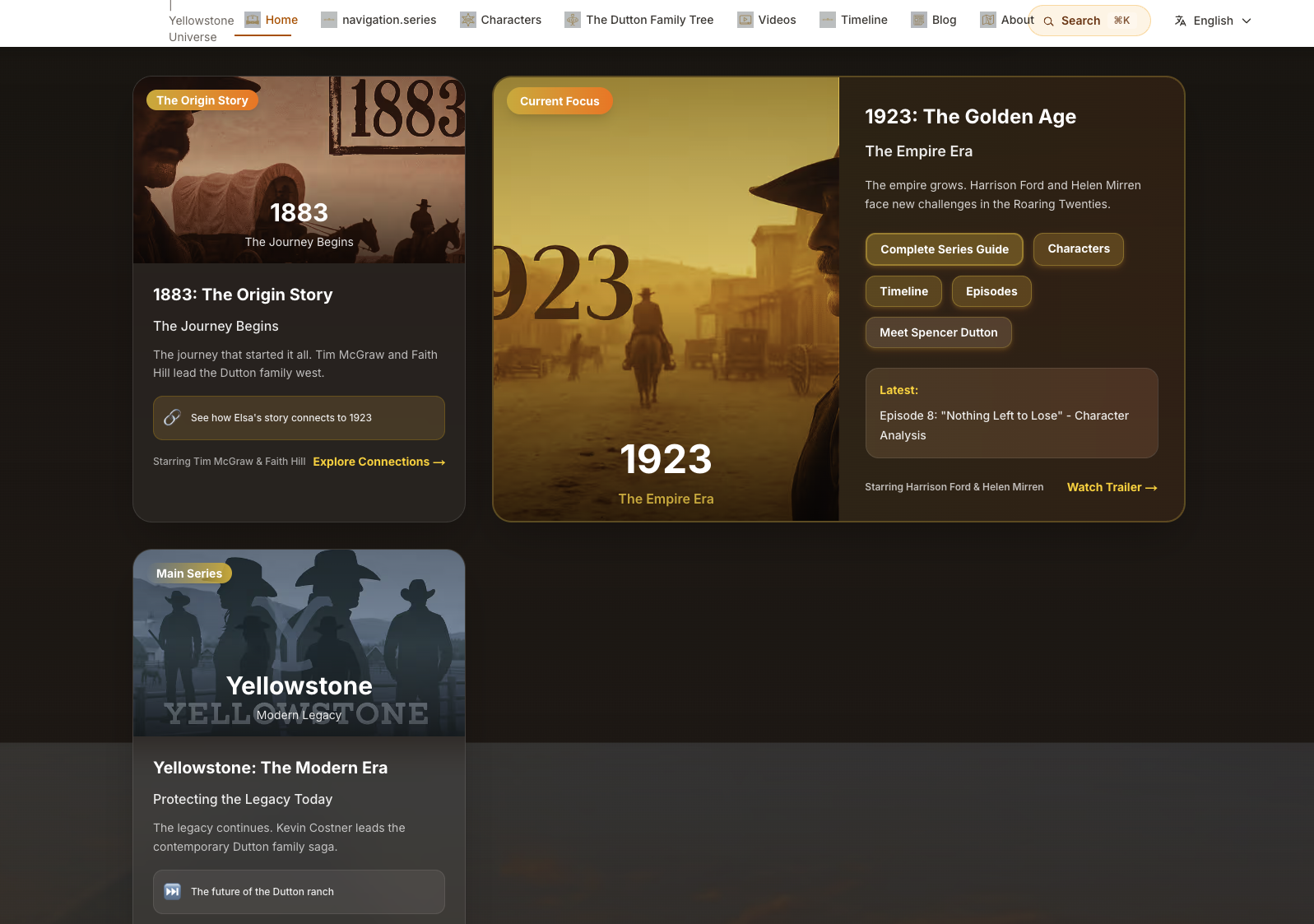 Dutton Legacy — Yellowstone Universe  - Product Hunt launch logo and brand identity