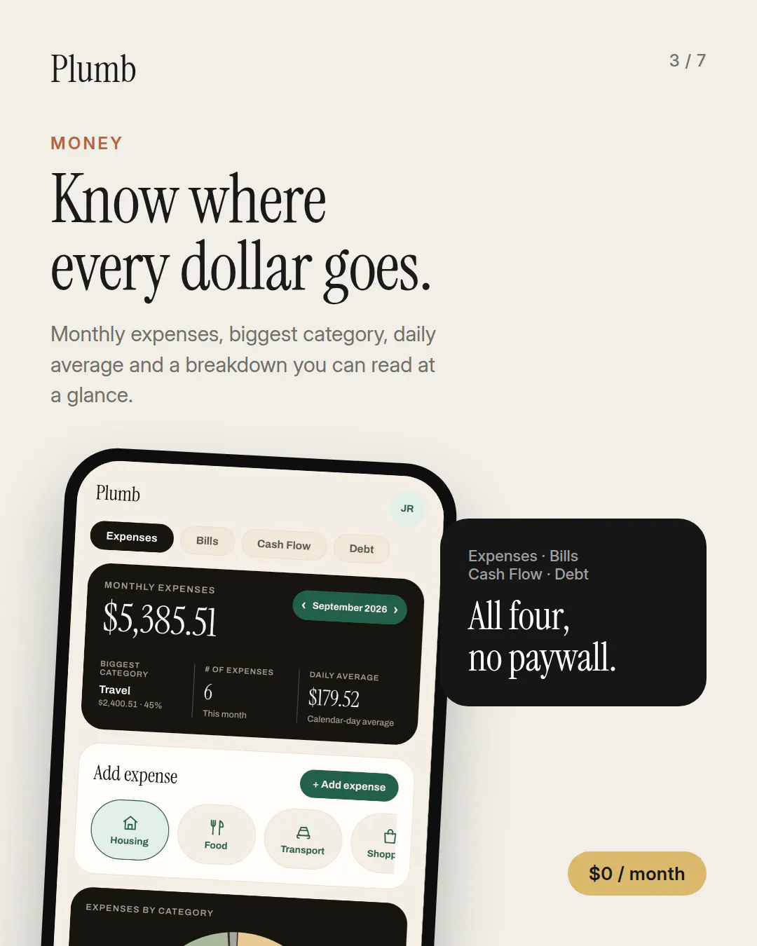 Plumb: Budgeting & Bills Tracker gallery image