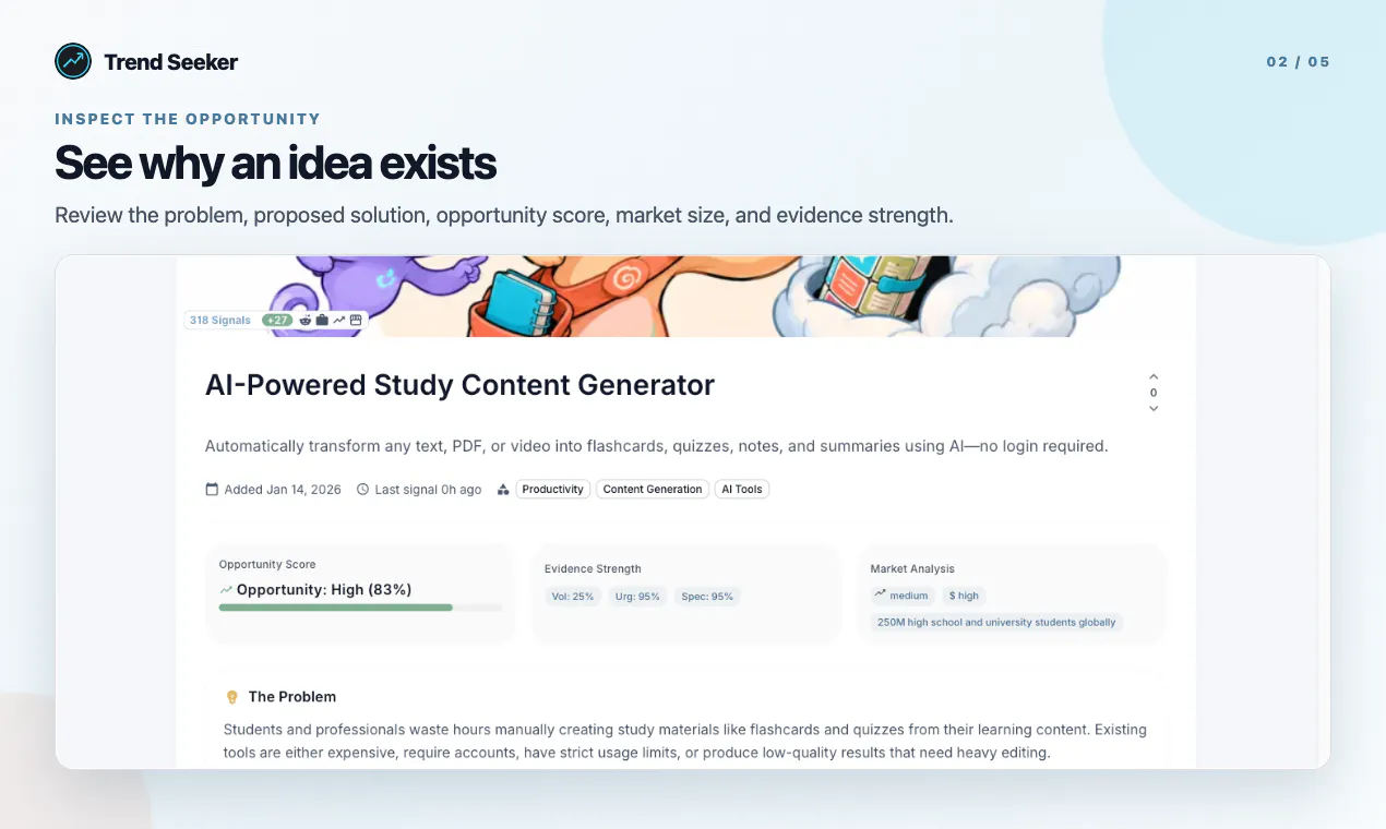 Trend Seeker screenshot 2