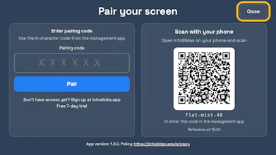 Initial release of InfoSlides gallery image