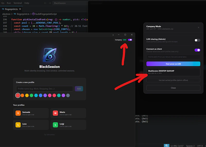 BlackSession isolated Sessions & Privacy screenshot 6
