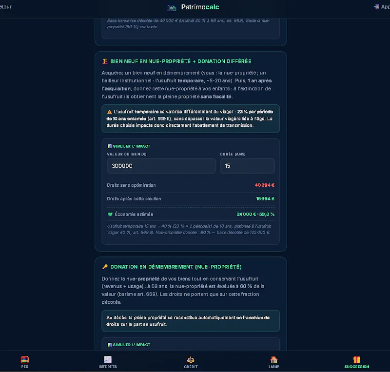 Patrimocalc screenshot 6