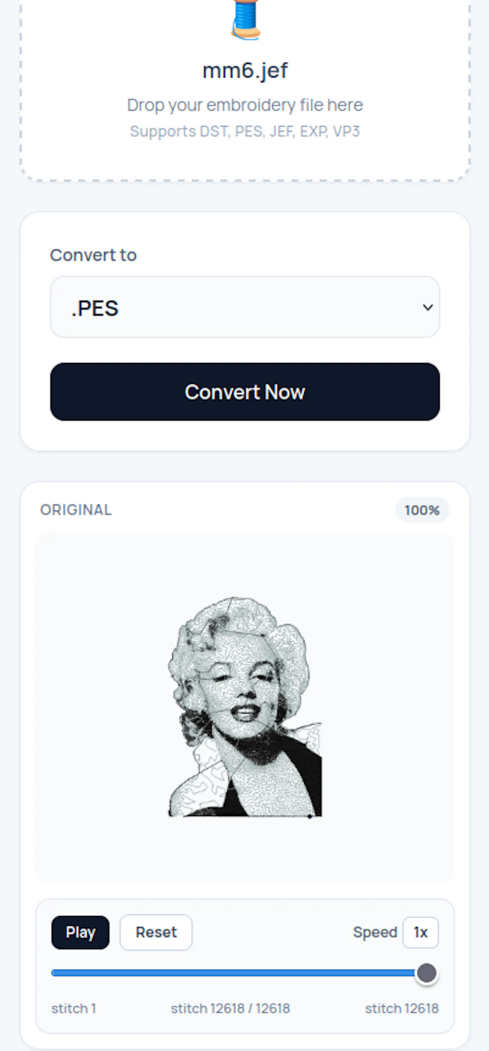 Embroidery Converter screenshot 4