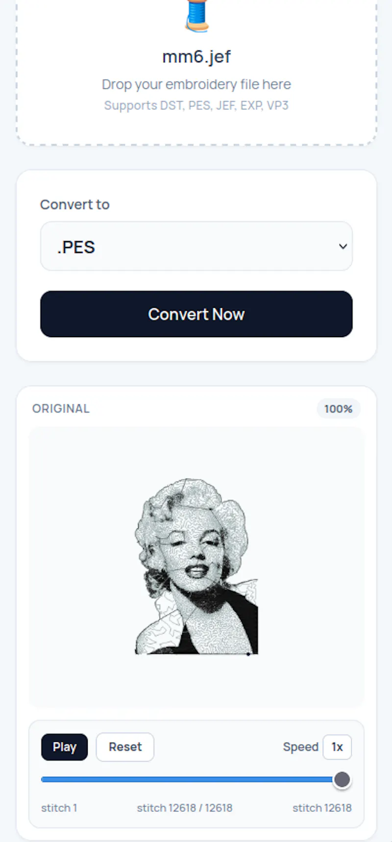 Embroidery Converter screenshot 4