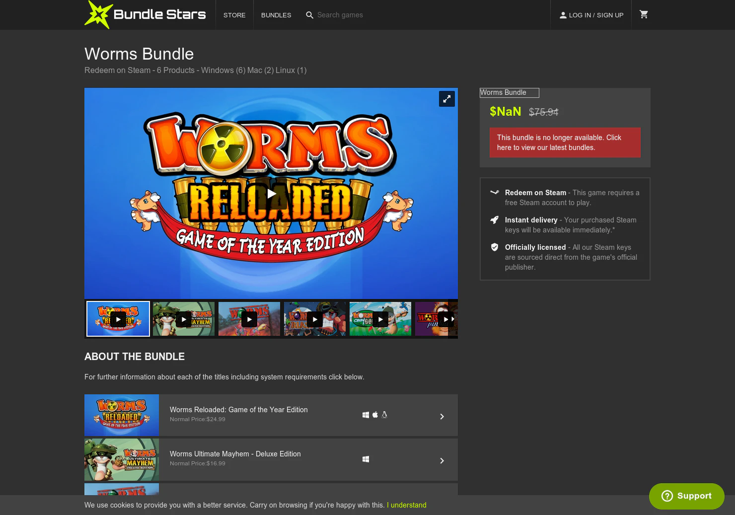Worms Bundle