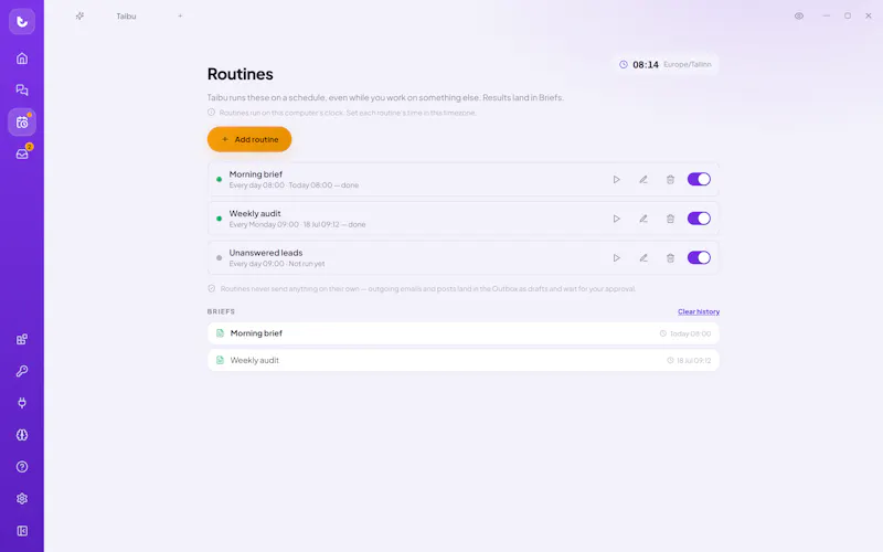 Taibu AI OS screenshot 3