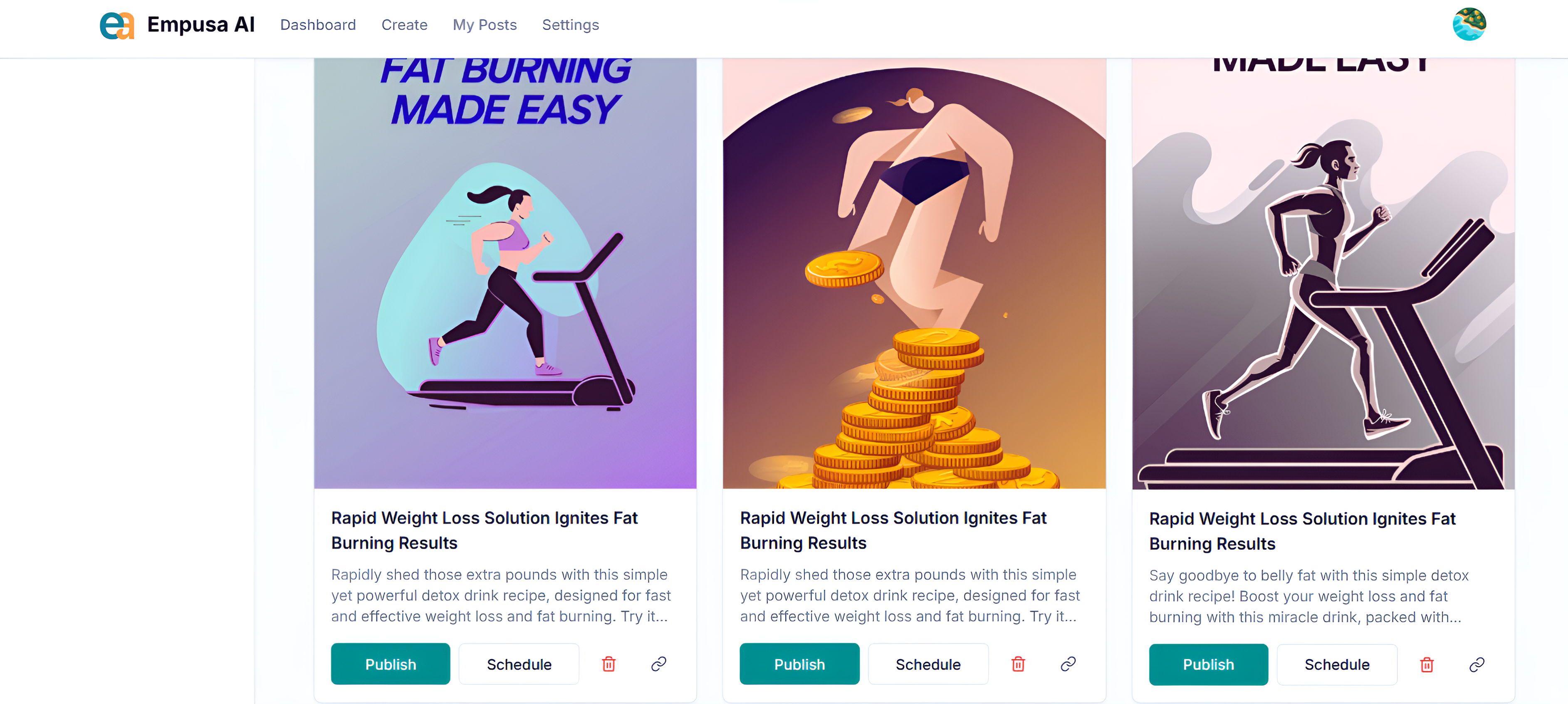 Empusai - Pinterest 컨텐츠 자동화 미디어 4