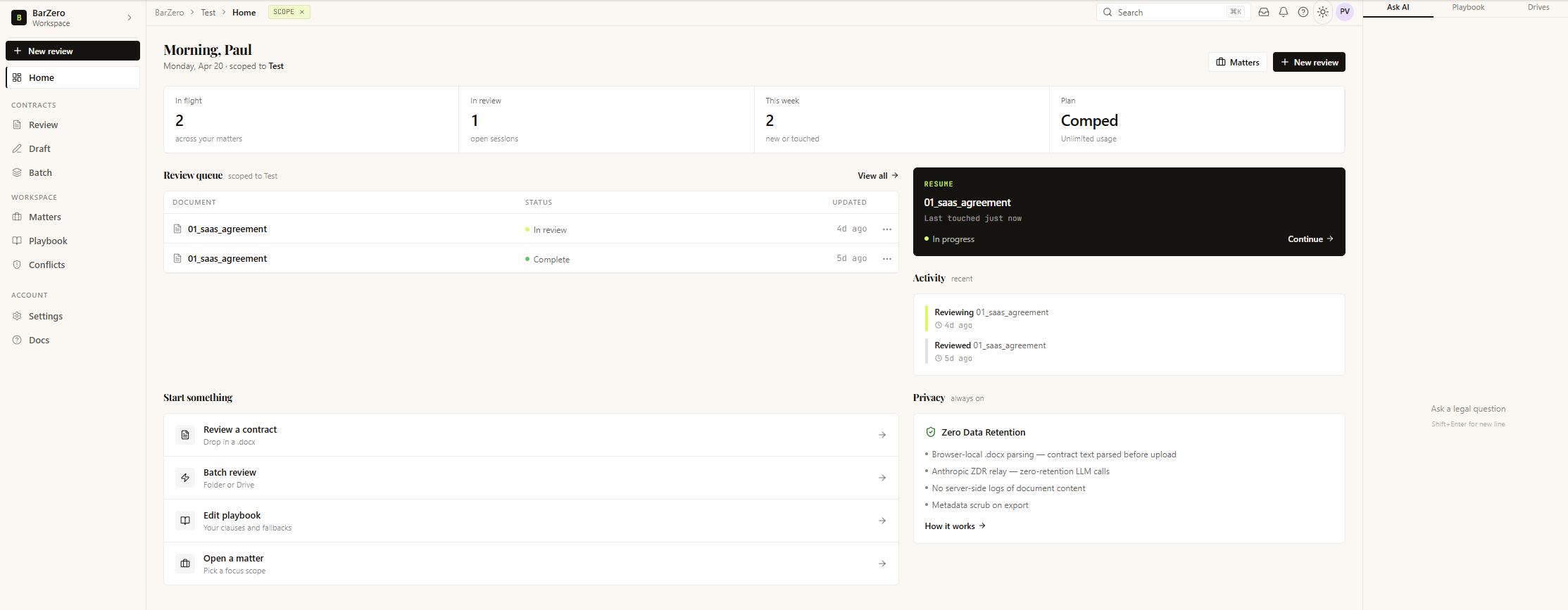 Barzero.ai gallery image