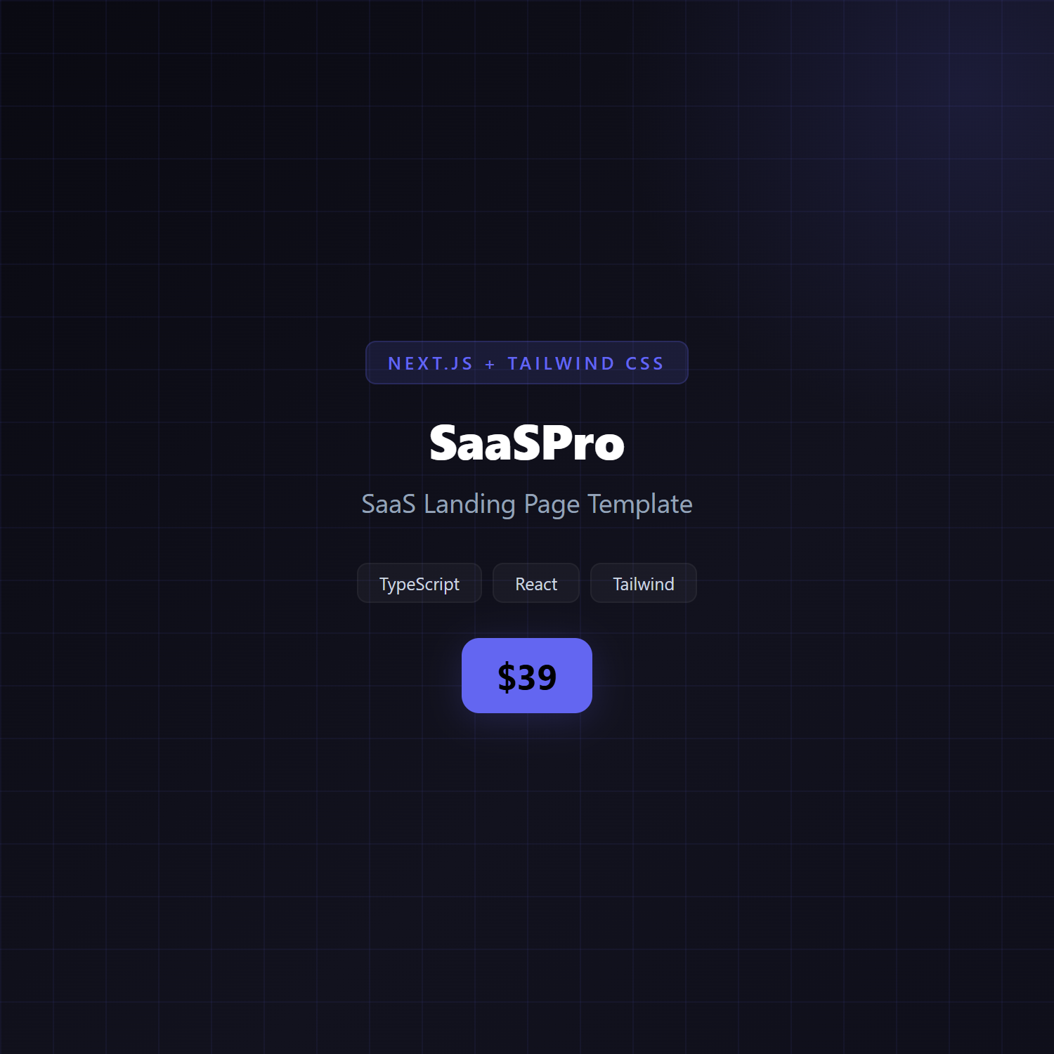 SaaSPro - SaaS Landing Page Template