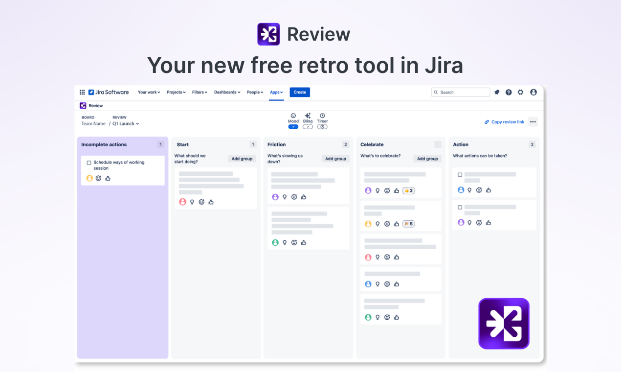 Review by Easy Agile - Main screenshot showing features and interface
