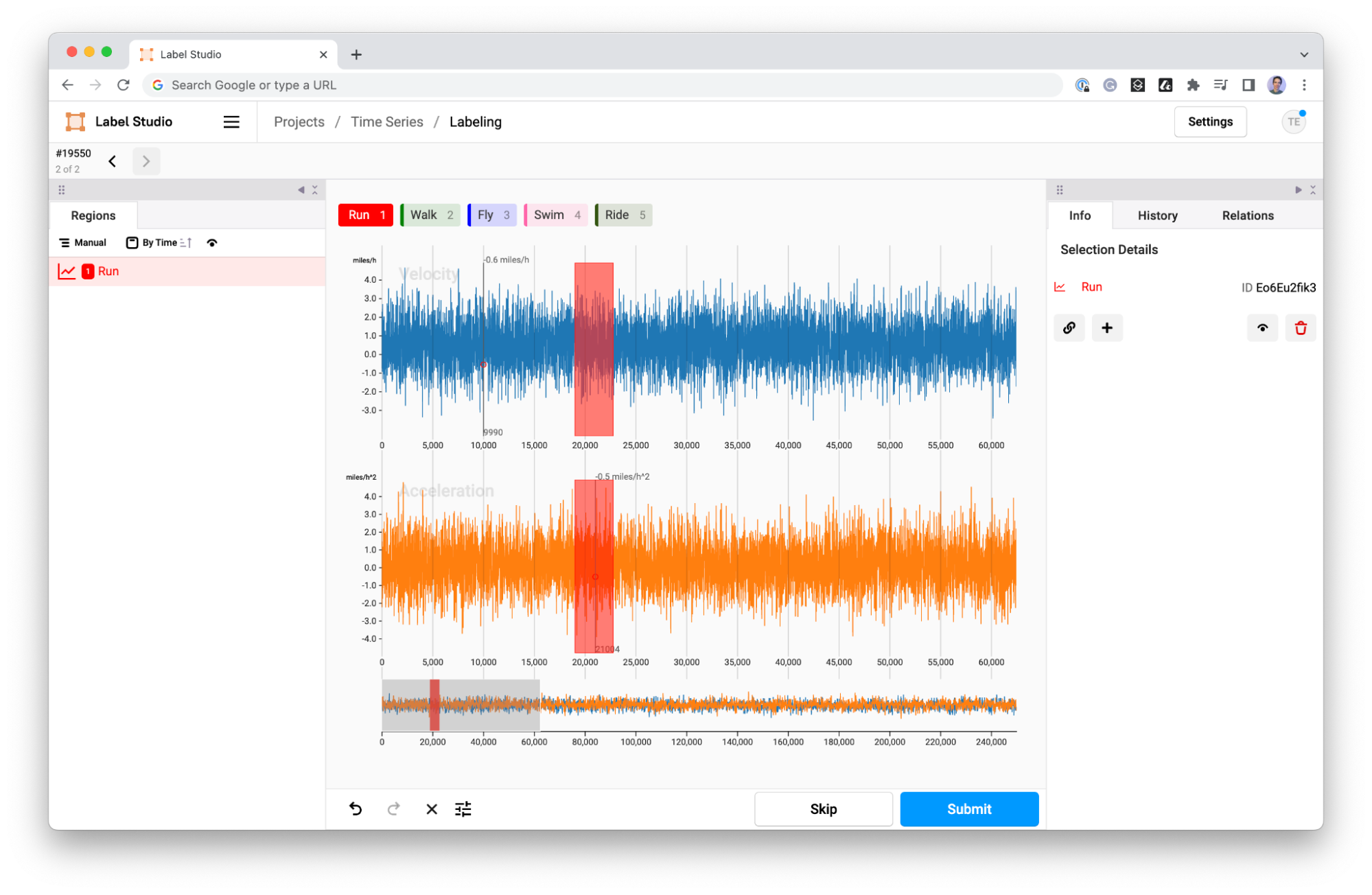 Label Studio 1.8.0 version media 8