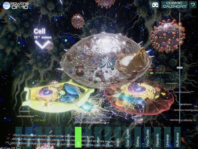 Powers of 10: VR/iOS app & Universe sim gallery image