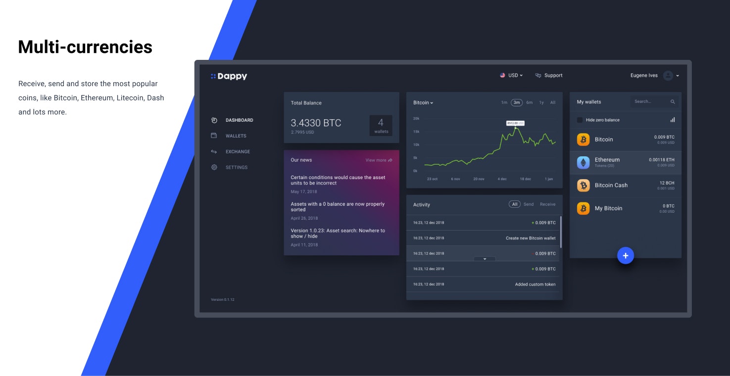 DappyWallet gallery image