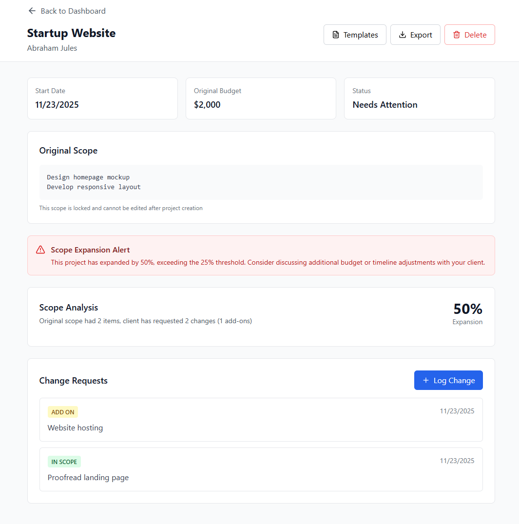 ScopeSiren - Main product screenshot demonstrating key features and user interface