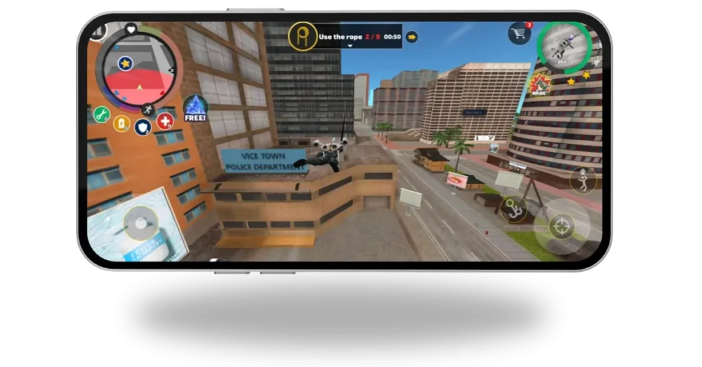 ropeeheroapk - Screenshot 2 showing product features and functionality