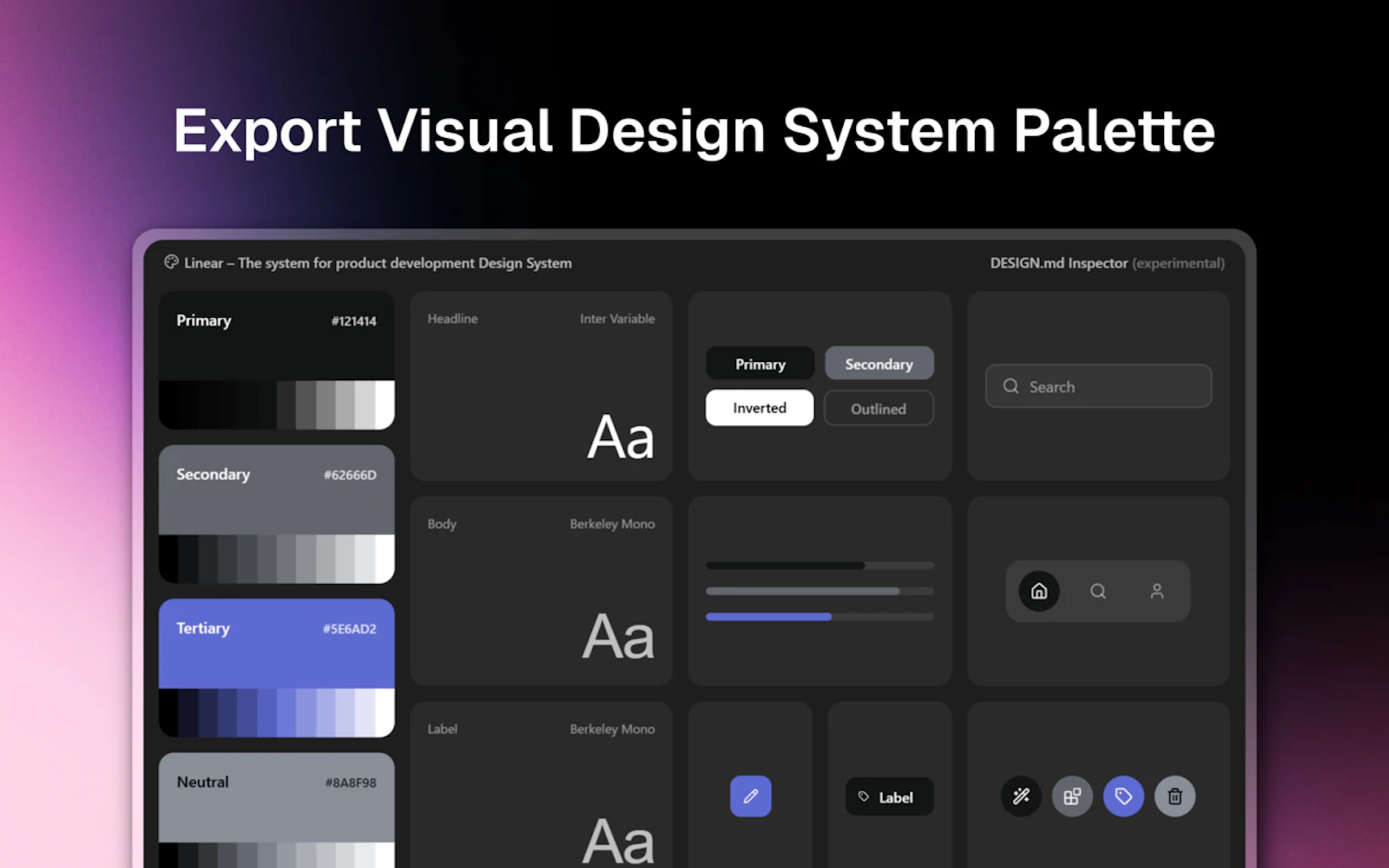 DESIGN.md Inspector screenshot 2