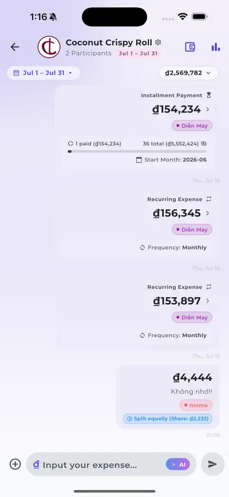 Clust - Bill Split & Budget gallery image