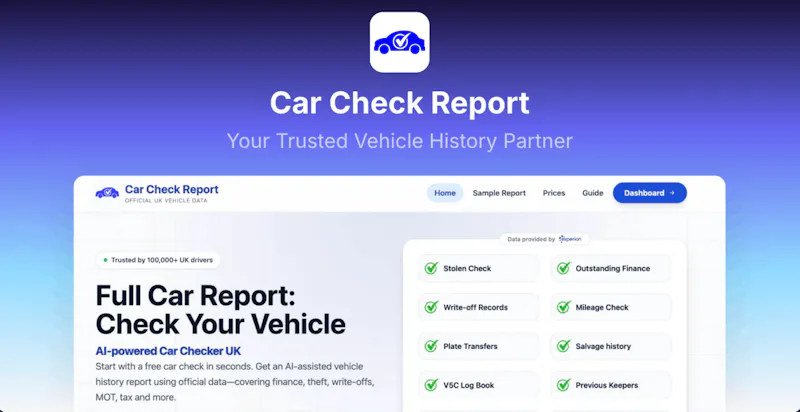 Car Check Report screenshot 1
