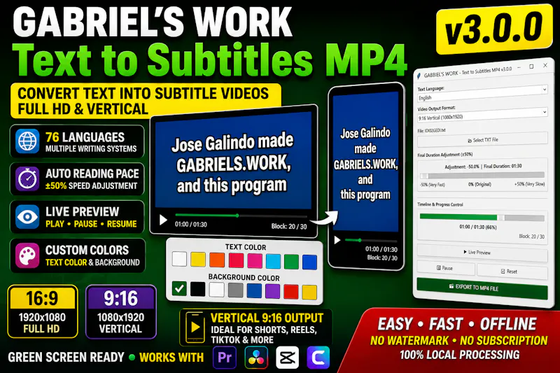 GABRIEL'S WORK Text to Subtitles v3.0 screenshot 2