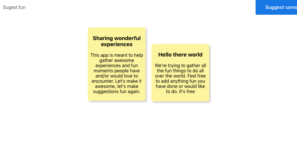 Sugest.fun gallery image