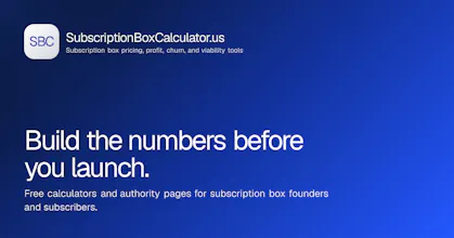 SubscriptionBoxCalculator.us gallery image