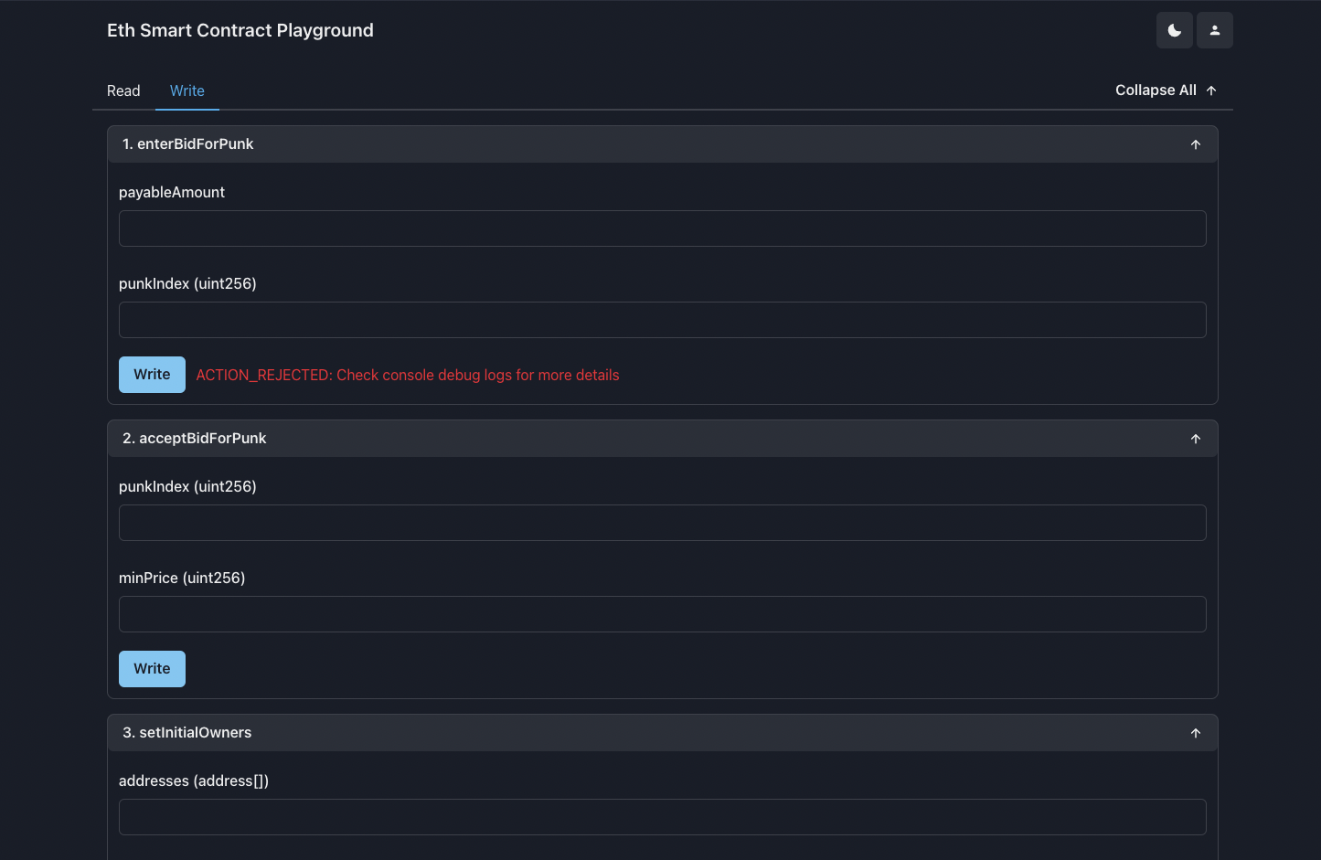 Eth smart contract playground gallery image