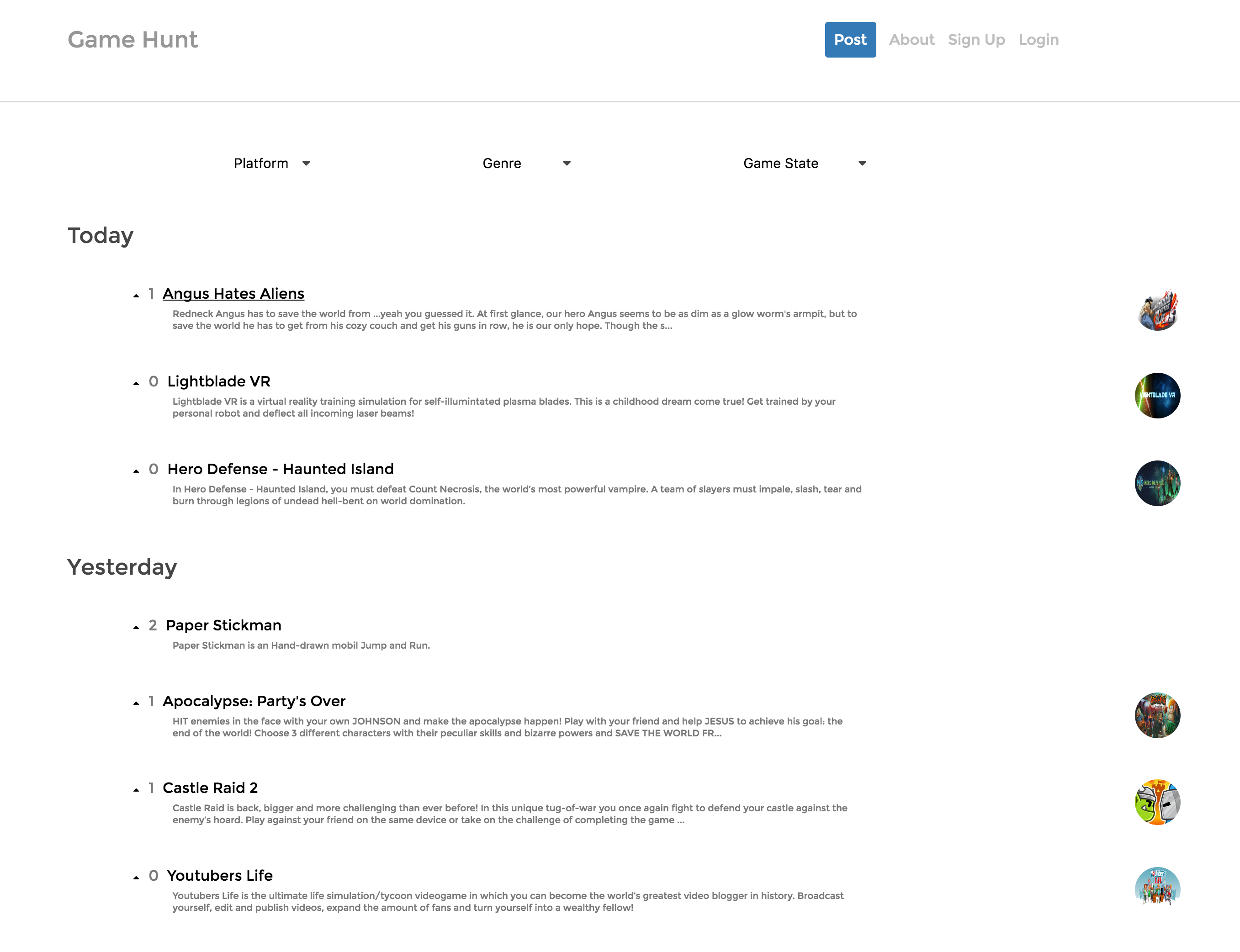 GameHunt gallery image