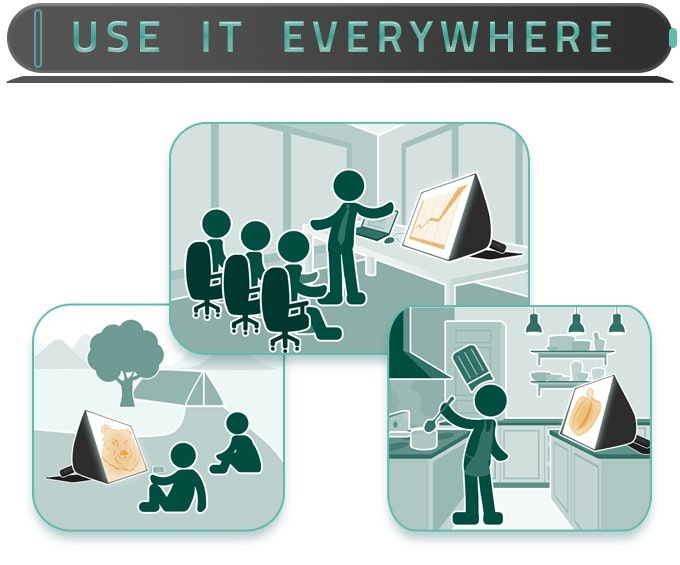 The Spontaneous Pop-up Display (SPUD) gallery image