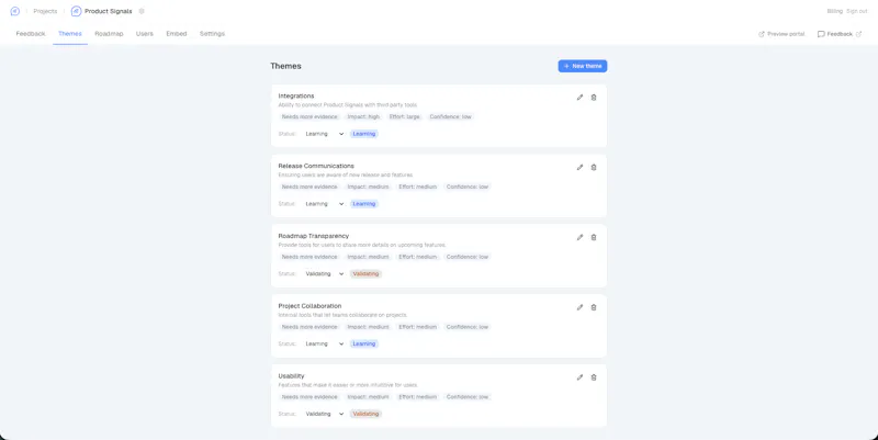 Product Signals screenshot 3