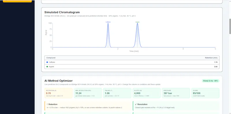 HPLC Assist Pro screenshot 3