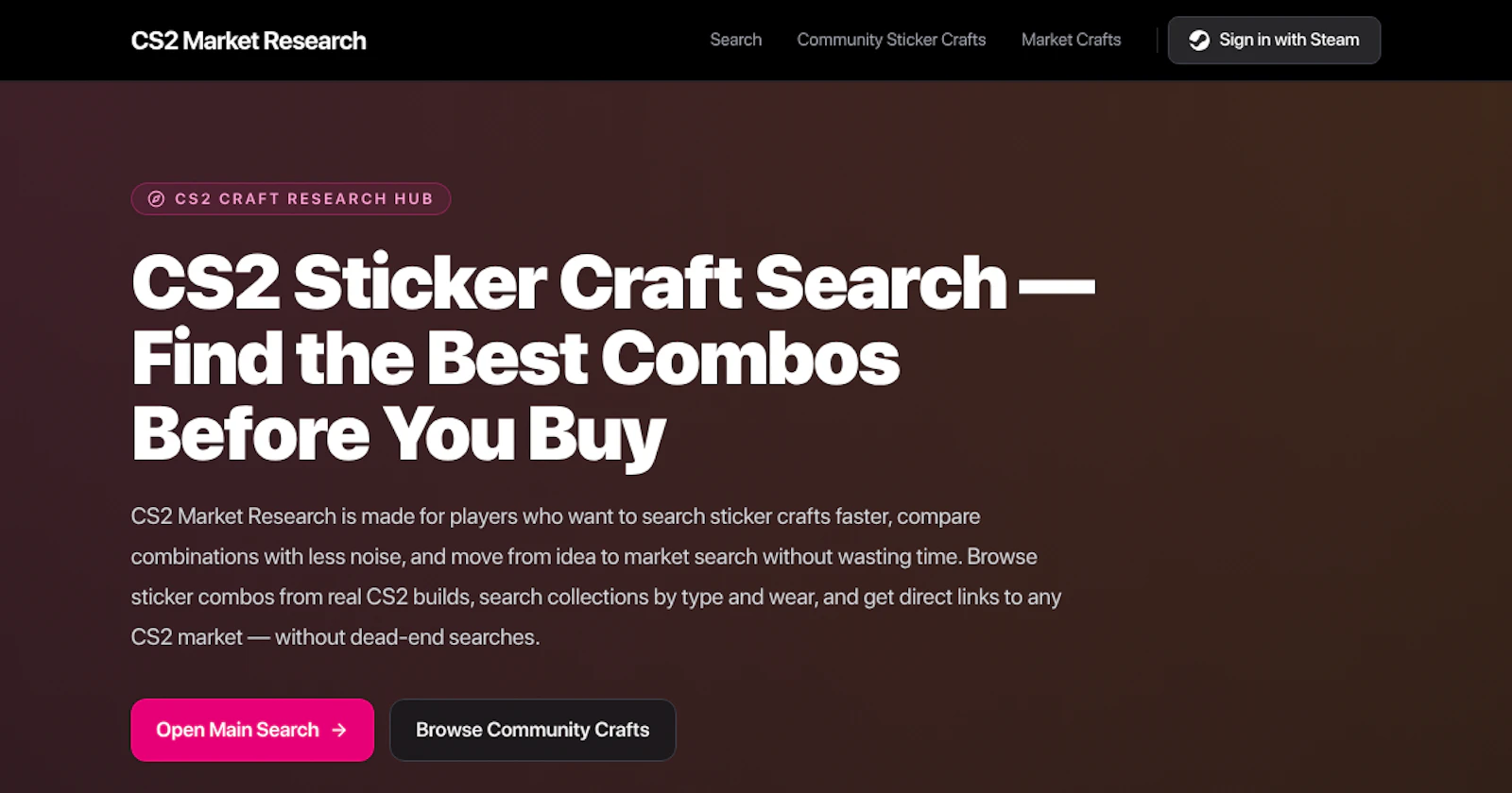 CS2 Market Research screenshot 2